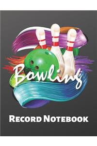 Bowling Record Notebook
