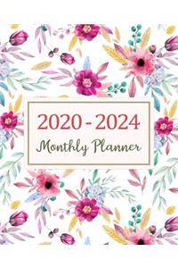 2020-2024 Monthly Planner