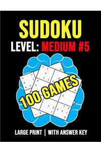 Sudoku Level Medium #5 - 100 Games