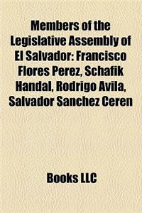 Members of the Legislative Assembly of El Salvador