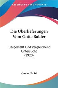 Uberlieferungen Vom Gotte Balder