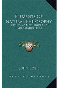 Elements of Natural Philosophy
