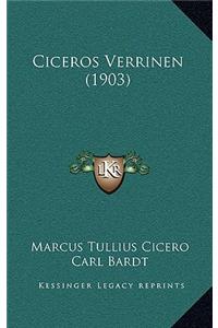 Ciceros Verrinen (1903)