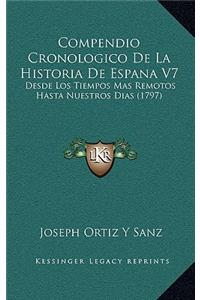 Compendio Cronologico De La Historia De Espana V7