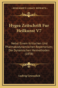 Hygea Zeitschrift Fur Heilkunst V7