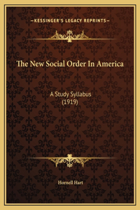 The New Social Order In America