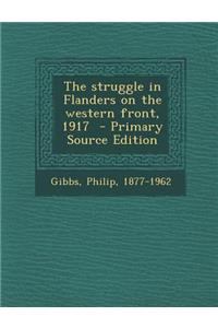 The Struggle in Flanders on the Western Front, 1917
