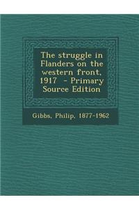 The Struggle in Flanders on the Western Front, 1917