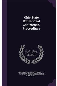 Ohio State Educational Conference. Proceedings