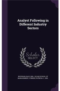 Analyst Following in Different Industry Sectors