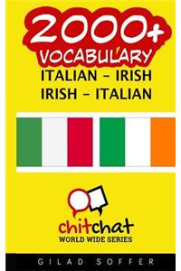 2000+ Italian - Irish Irish - Italian Vocabulary