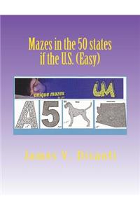 Mazes in the 50 states if the US (Easy)