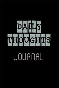 Daily Thoughts Journal