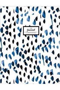 Lined Journal Watercolor: Indigo (Wide Ruled Notebooks)