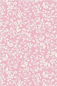 Pink and Cream Intricate Floral Journal