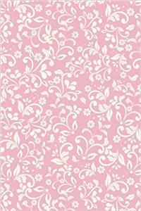 Pink and Cream Intricate Floral Journal