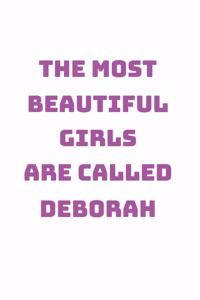 Deborah Girl Woman Notebook