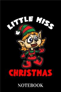 Little Miss Christmas - Notebook