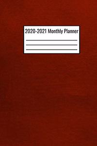 2020-2021 Monthly Planner