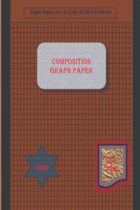Graph Paper Notebook 8.5 x 11 IN, 100 sheets