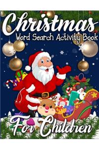 Christmas Word Search Activity Book for Children