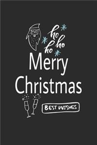 Merry Christmas and happy new year journal notebook