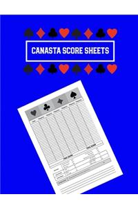 Canasta Score Sheets