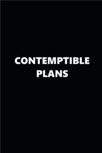 2020 Daily Planner Funny Humorous Contemptible Plans 388 Pages