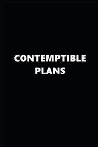 2020 Daily Planner Funny Humorous Contemptible Plans 388 Pages