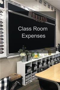 Classroom Expense Log Book