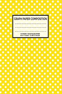 Graph Paper Composition Notebook