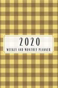 2020 Weekly And Monthly Planner