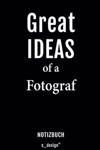 Notizbuch für Fotografen / Fotograf / Fotografin