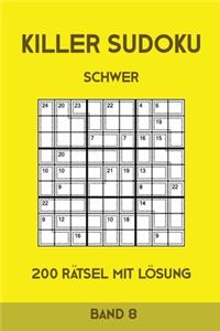 Killer Sudoku Schwer 200 Rätsel Mit Lösung Band8