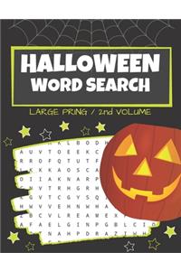 Halloween Word Search