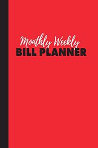 Monthly Weekly Bill Planner