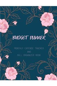 Budget Planner Monthly Expense Tracker and Bill Organizer Book