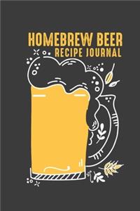 Homebrew Beer Recipe Journal