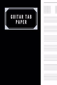 Guitar Tab Paper