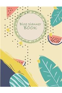 Blog planner book