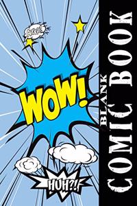 Blank Comic Book for Drawing