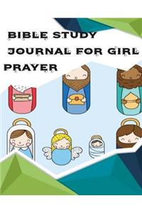 Bible Study Journal For Girl Prayer