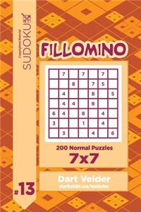 Sudoku Fillomino - 200 Normal Puzzles 7x7 (Volume 13)