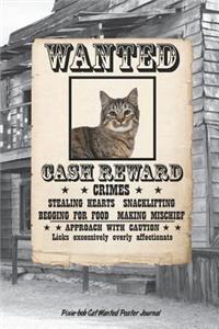 Wanted Cat Pixie-Bob Notebook