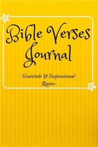 Bible Verses Journal. Gratitude & Inspirational Quotes
