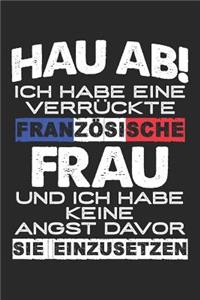 Vorsicht Habe Französische Frau