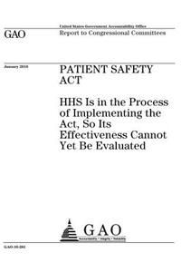 Patient Safety Act