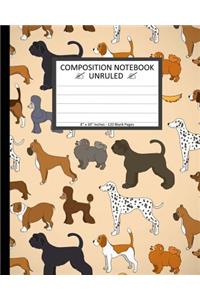 Unruled Composition Notebook 8