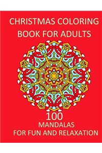 Christmas Coloring Book For Adults Relaxation and Fun