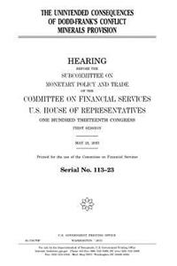 The unintended consequences of Dodd-Frank's conflict minerals provision